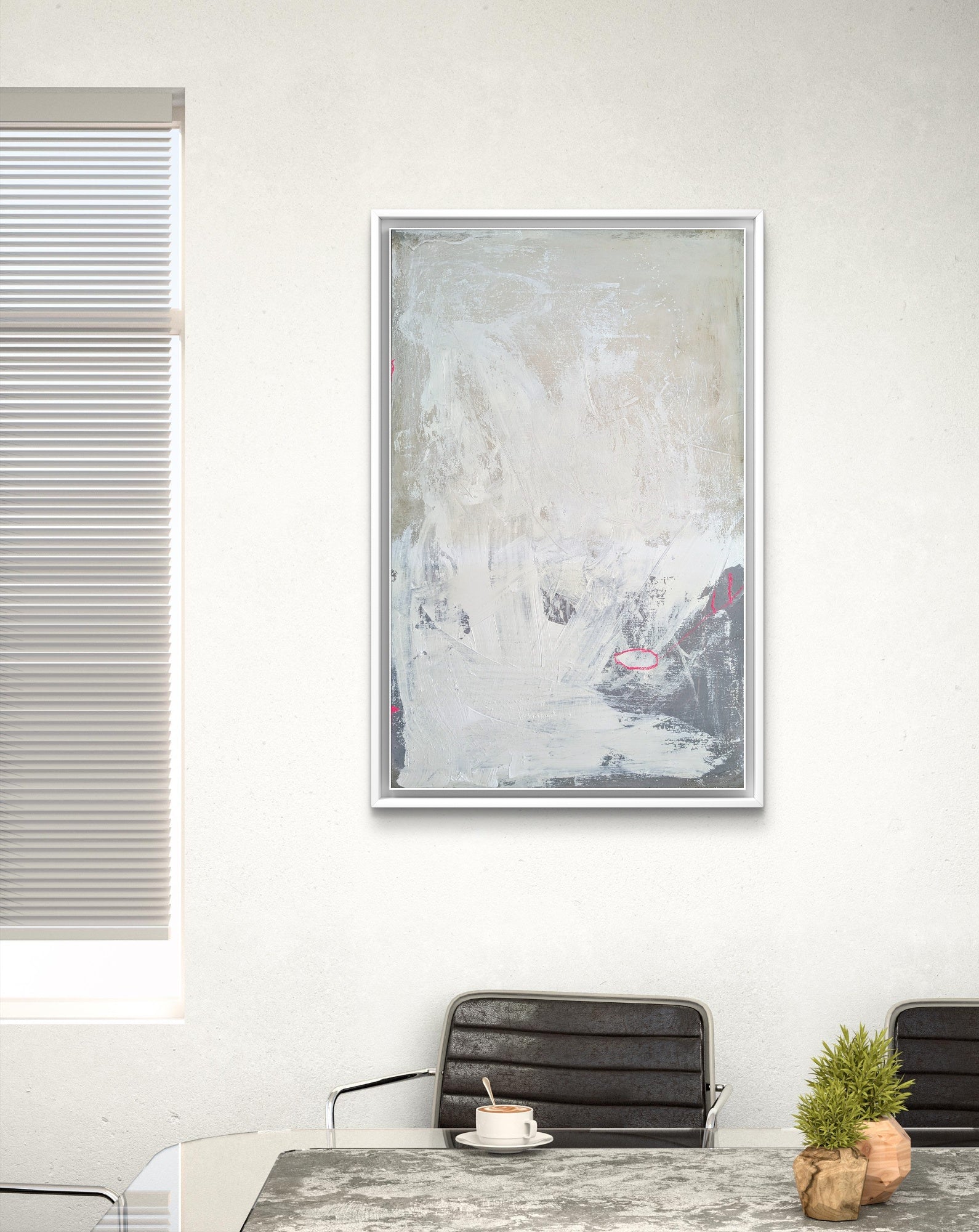 Zwischen uns das Licht – sofort versandbereites Leinwandbild in nan, großes Kunstwerk für moderne Wohnräume