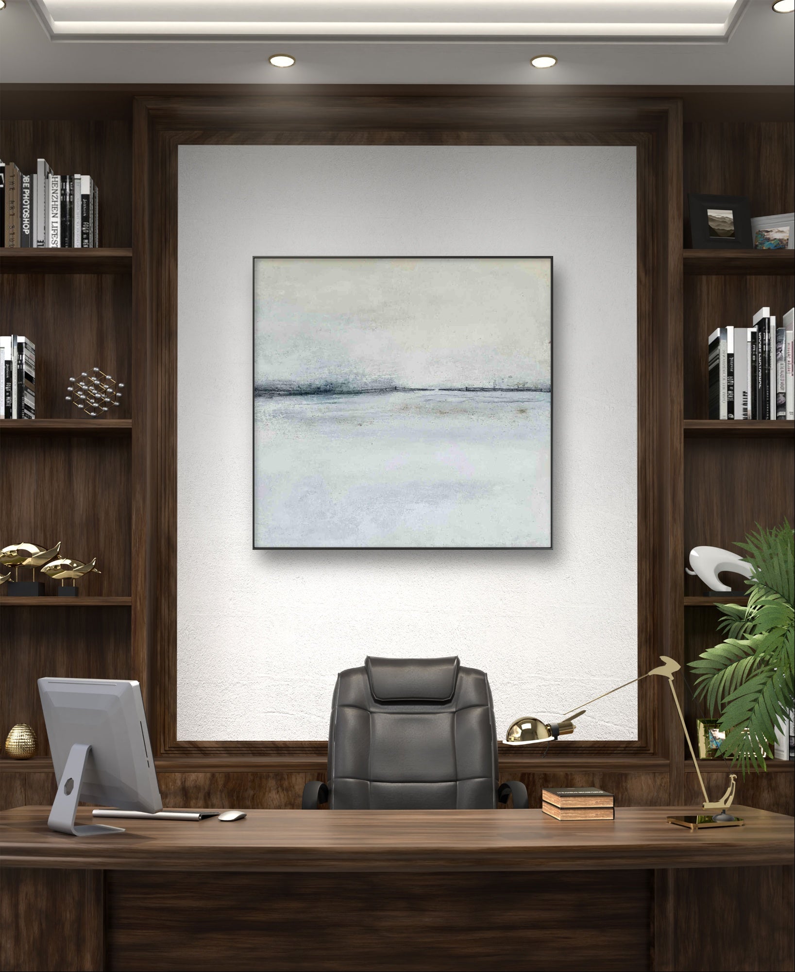 Abstraktes Gemälde – Hochzeitsgeschenk – Moderne Kunst für offene Wohnbereiche