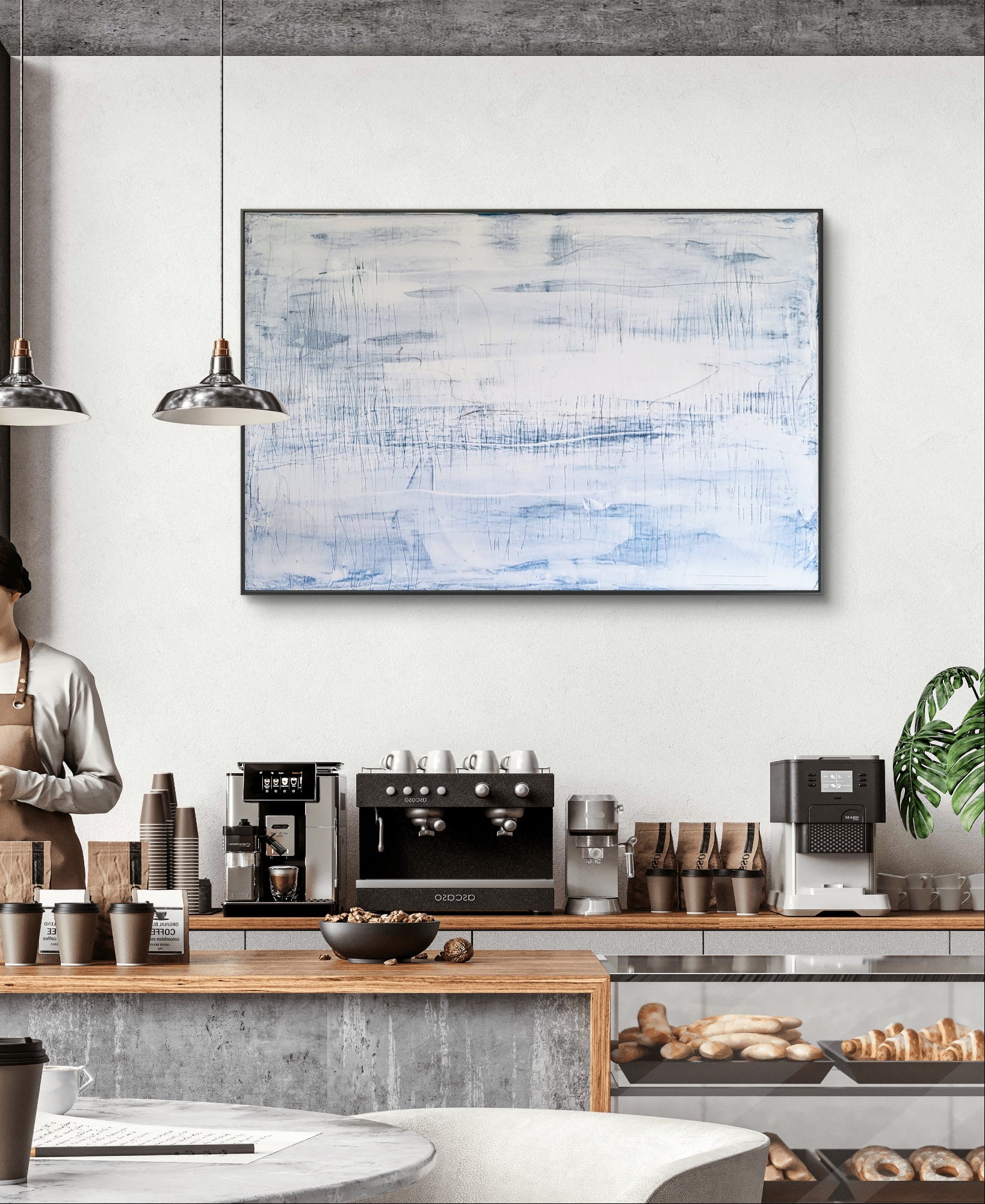 Personalisierte Auftragskunst und Gemälde: weisses-grosses-bild – Kategorie: Originalgemälde – Hersteller: 