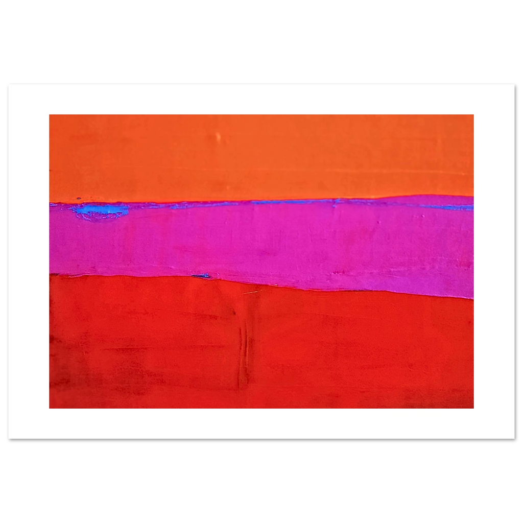  – handgemaltes Unikat als Wanddekoration mit natürlicher Farbkomposition