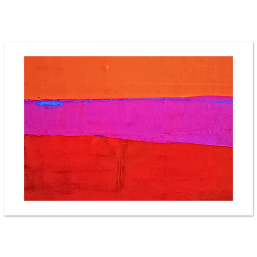  – handgemaltes Unikat als Wanddekoration mit natürlicher Farbkomposition