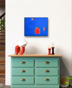 Abstraktes Gemälde – Soup To Go 60 X 40 Cm – Küche Einzelstück Sofort Verfügbar – XXL Kunstwerk als Blickfang im Wohnraum