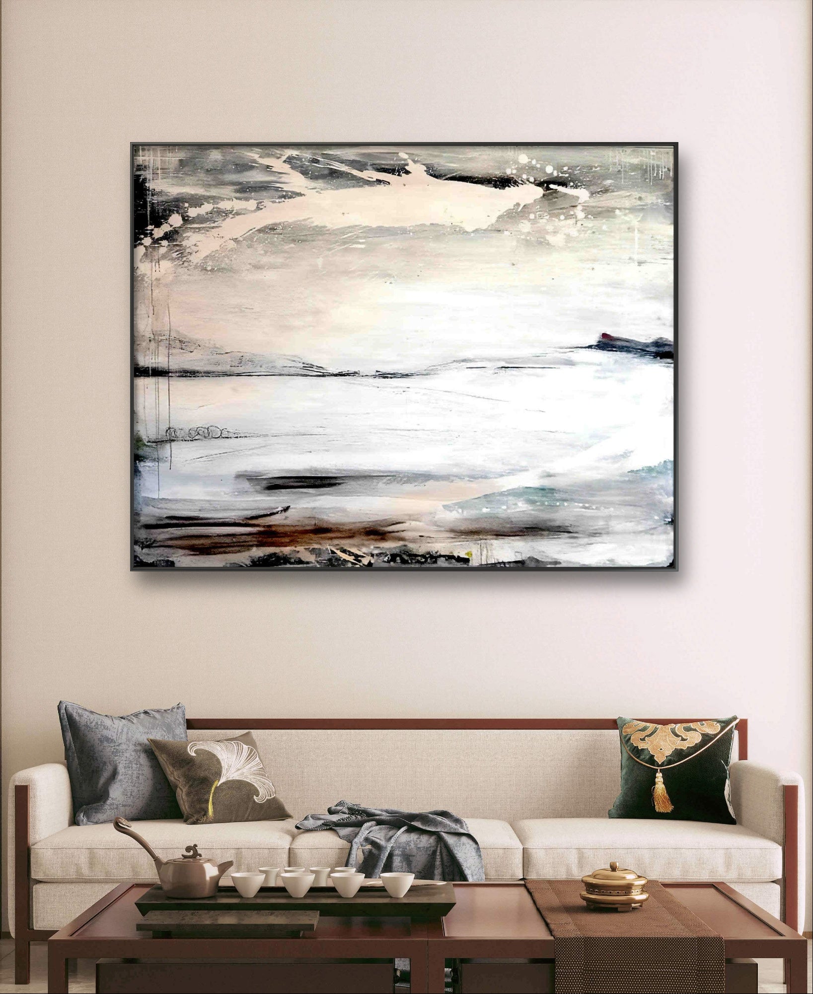 nan – modernes Leinwandbild, Detailansicht Motiv 8.0 für Pinterest, Etsy und Google optimiert