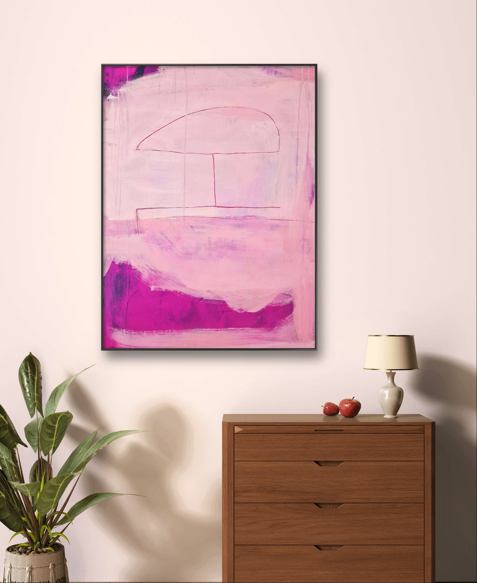 Personalisierte Auftragskunst und Gemälde: pinke-lila-bilder-auf-keilrahmen-auftragskunst – Kategorie: Originalgemälde – Hersteller: 