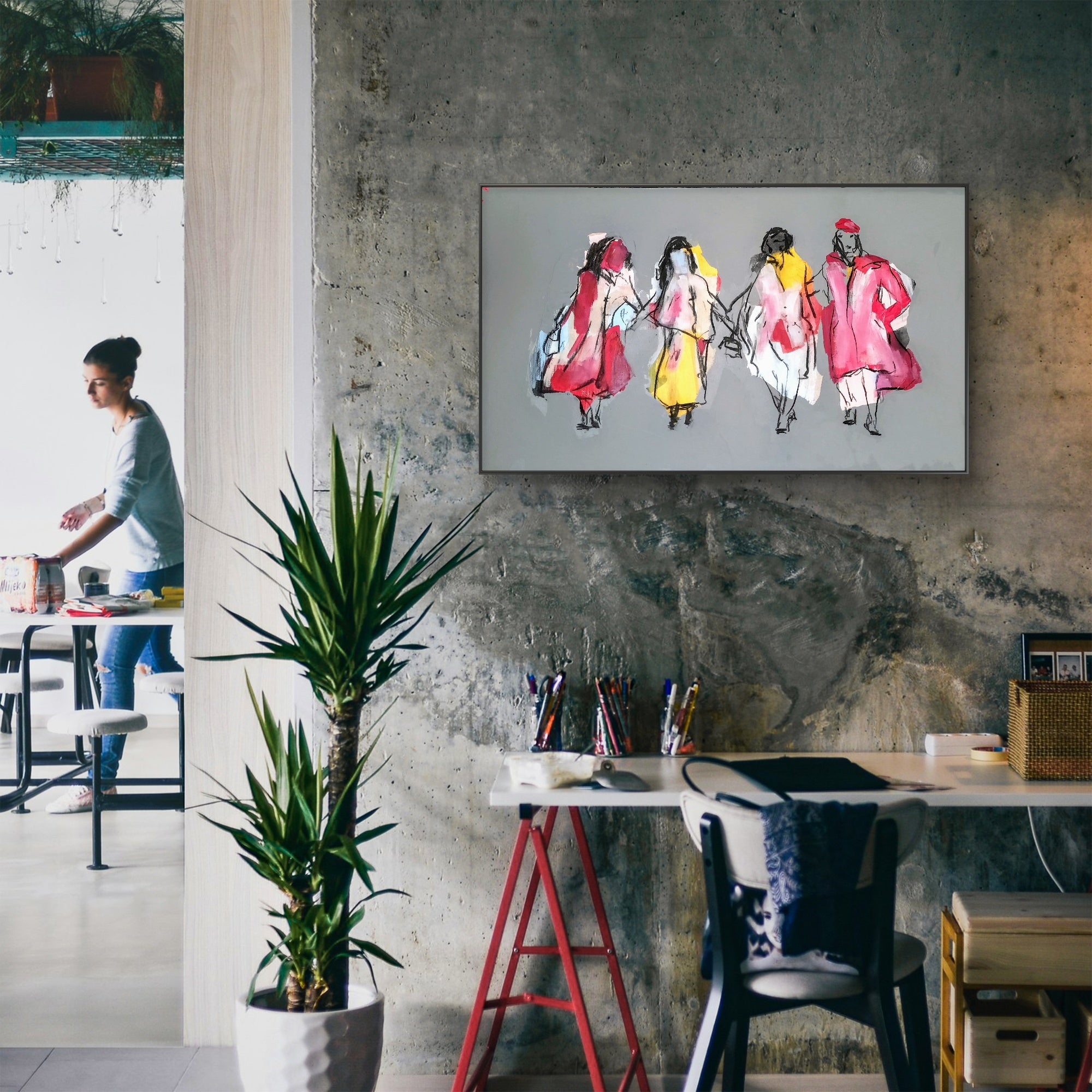 nan – modernes Leinwandbild, Detailansicht Motiv 14.0 für Pinterest, Etsy und Google optimiert