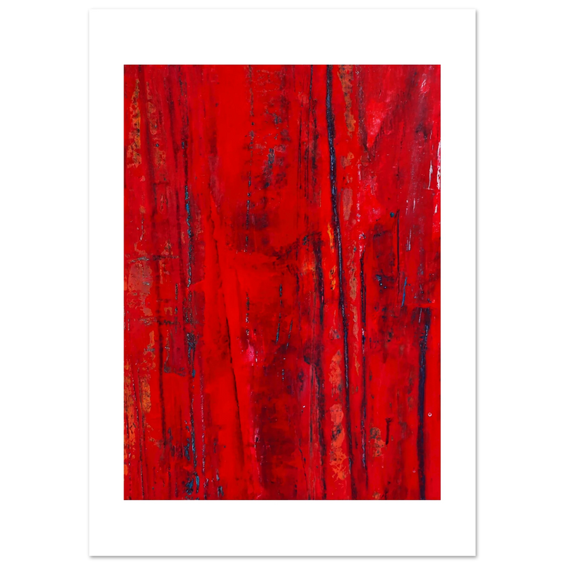 abstraktes gemaelde modernes acrylbild leinwand abstraktes gemälde – „premium matte paper poster durchblick“