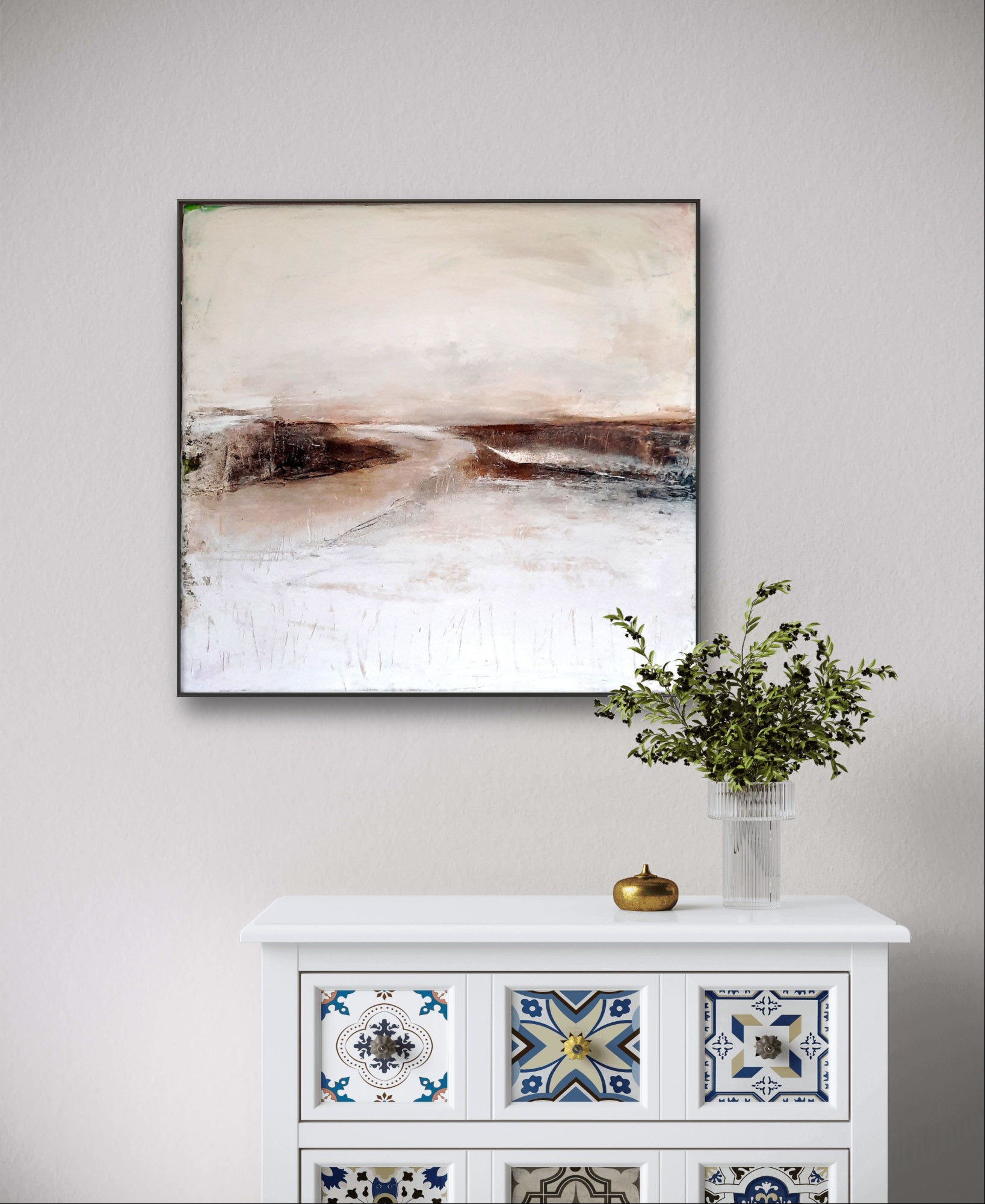 Personalisierte Auftragskunst und Gemälde: weisse-landschaftsbilder-malen-lassen – Kategorie: Originalgemälde – Hersteller: 