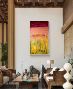 Personalisierte Auftragskunst und Gemälde: gelbes-rotes-bild – Kategorie: Originalgemälde – Hersteller: 