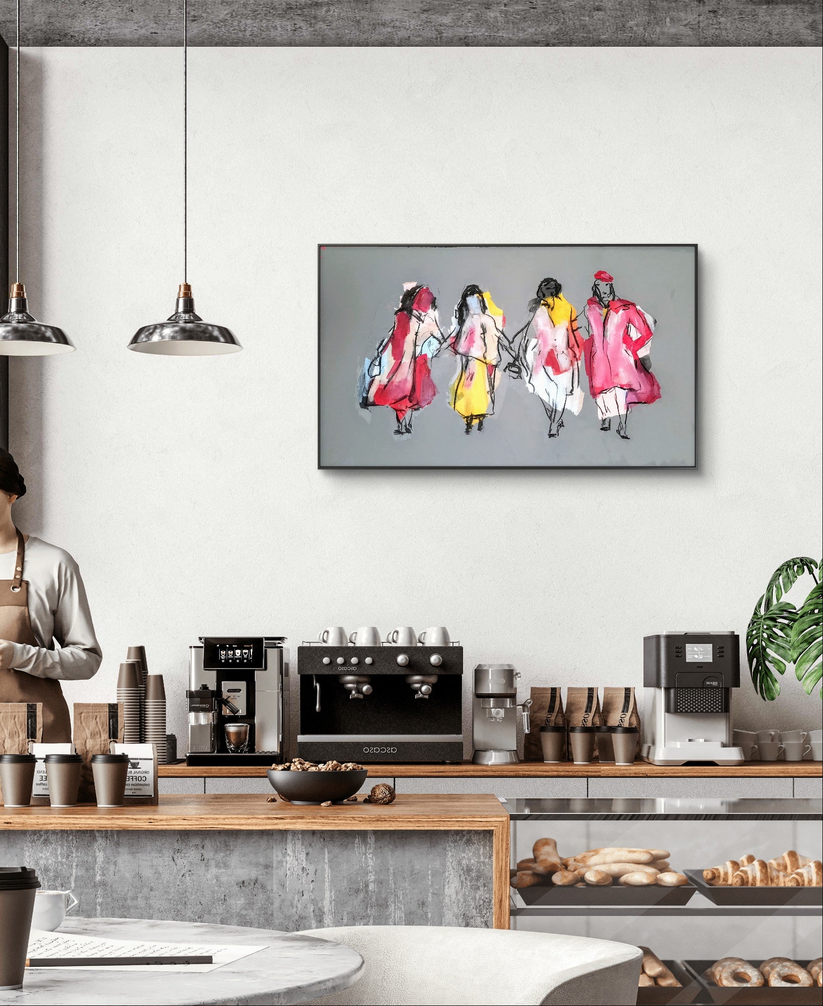 nan – modernes Leinwandbild, Detailansicht Motiv 4.0 für Pinterest, Etsy und Google optimiert