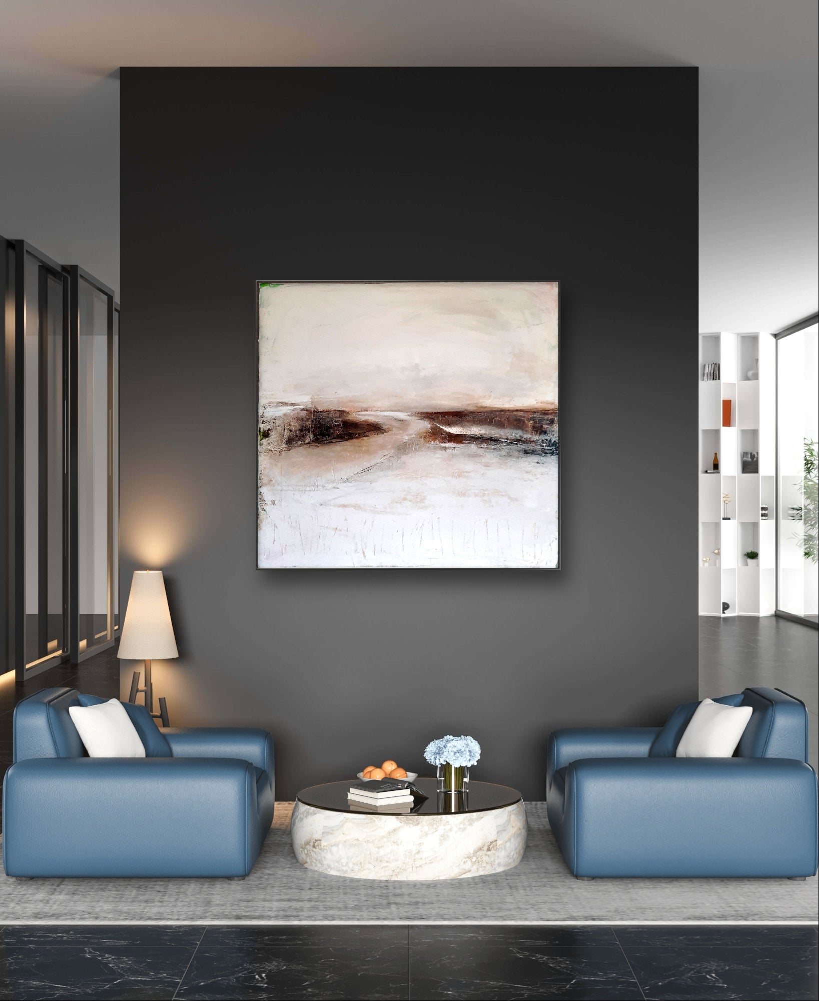 Personalisierte Auftragskunst und Gemälde: weisse-landschaftsbilder-malen-lassen – Kategorie: Originalgemälde – Hersteller: 