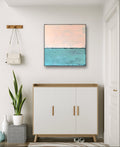 Abstraktes Gemälde – Nightswimming – Individuelles Wandbild für modernes Wohnen