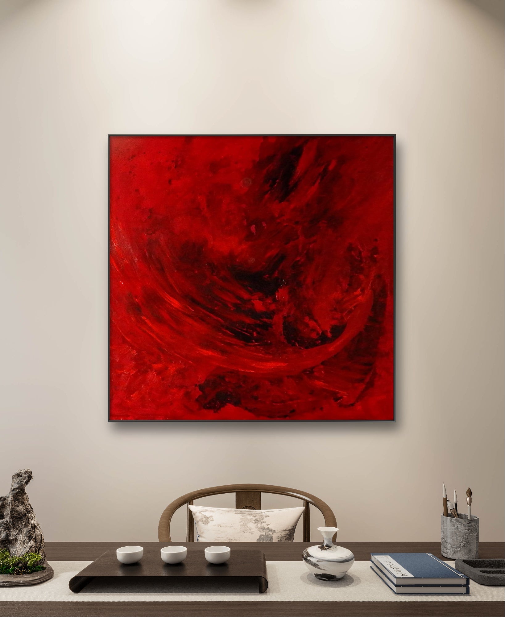 Personalisierte Auftragskunst und Gemälde: rote-bilder-auftragskunst – Kategorie: Originalgemälde – Hersteller: 