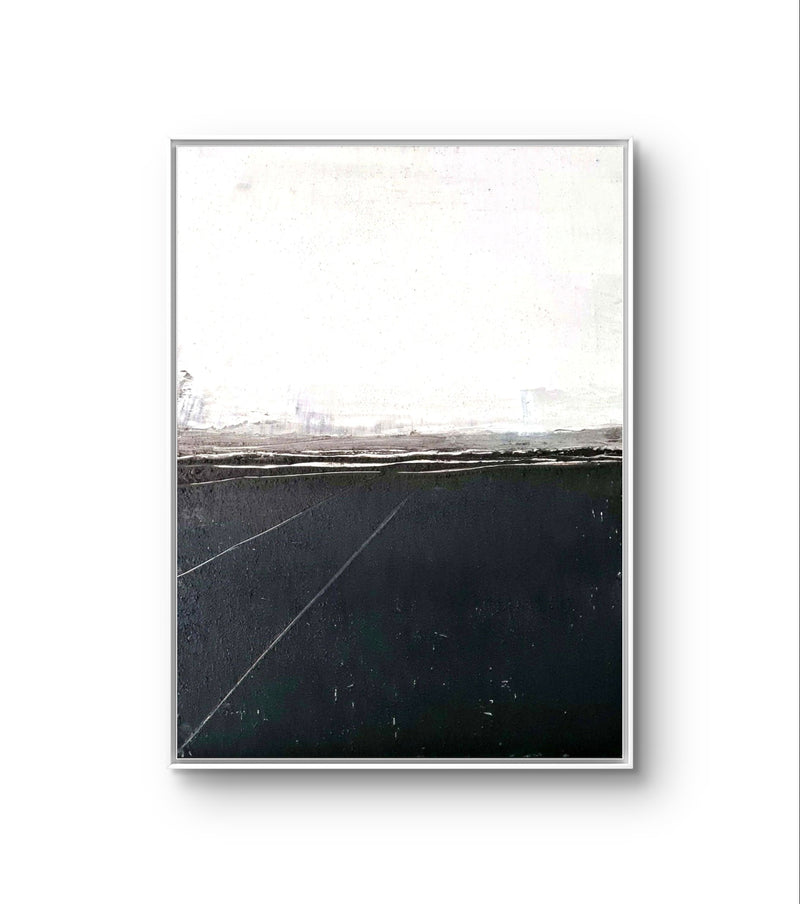 Ruhe 1 – modernes Leinwandbild, Detailansicht Motiv 1.0. Ruhe – Ausdruck von Klarheit und Atmosphäre
Ein Kunstwerk mit einer Größe von 50 x 70 cm und einer Tiefe von 3 cm. Es fü