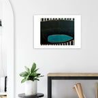 Abstraktes Gemälde – „premium Matte Paper Poster Am Kanal“ – Moderne Kunst für offene Wohnbereiche