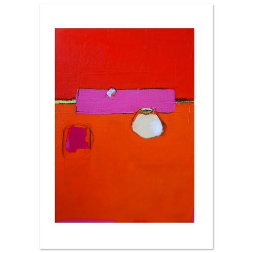  – Hygge Kunst für Schlafzimmer mit ausdrucksstarker Struktur