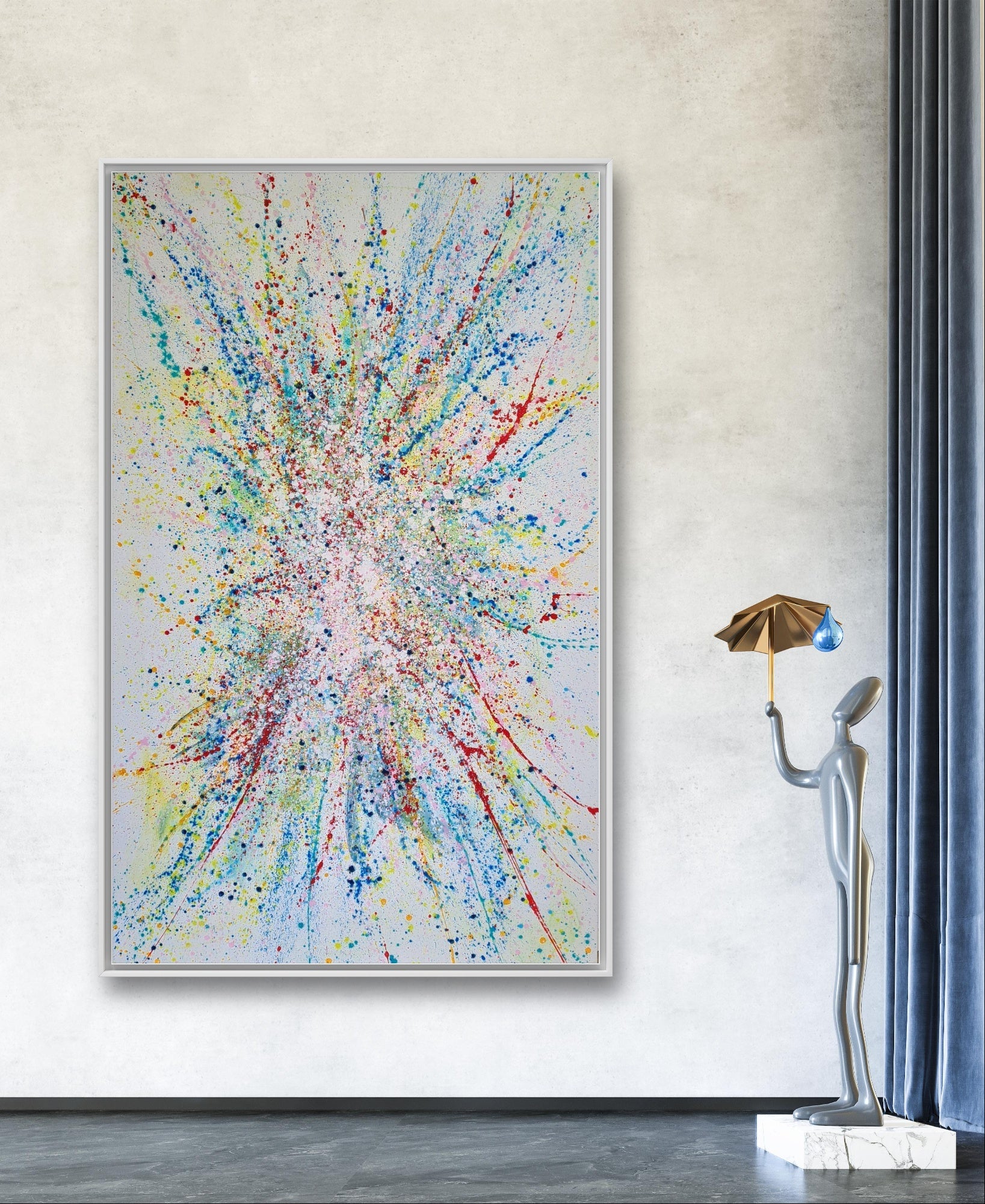 Personalisierte Auftragskunst und Gemälde: grosses-wandbilder-bunt – Kategorie: Originalgemälde – Hersteller: