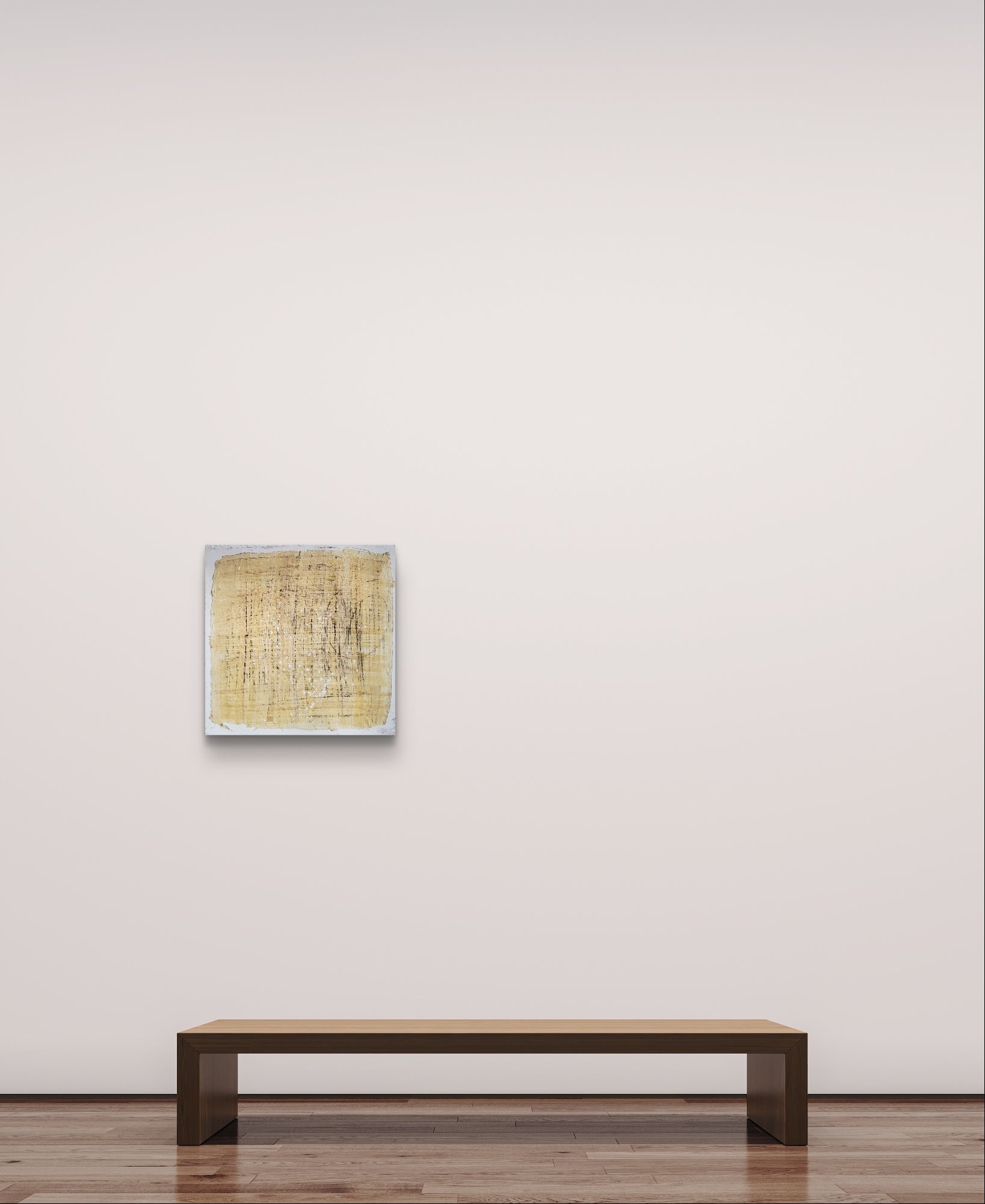 Personalisierte Auftragskunst und Gemälde: nachhaltige-symbiose-3-1-komposition-mit-papyrus-papier-4-x-pappwabenplatten-als-ensemble – Kategorie: Originalgemälde – Hersteller: