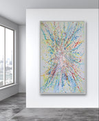 Personalisierte Auftragskunst und Gemälde: grosses-wandbilder-bunt – Kategorie: Originalgemälde – Hersteller: