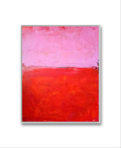 Auftragskunst, abstrakte Bilder, Abstrakte Malerei in Pink und Rot mit handgefertigtem Keilrahmen,abstrakte-bilder-in-rot-und-pink, abstrakte Bilder kaufen ,