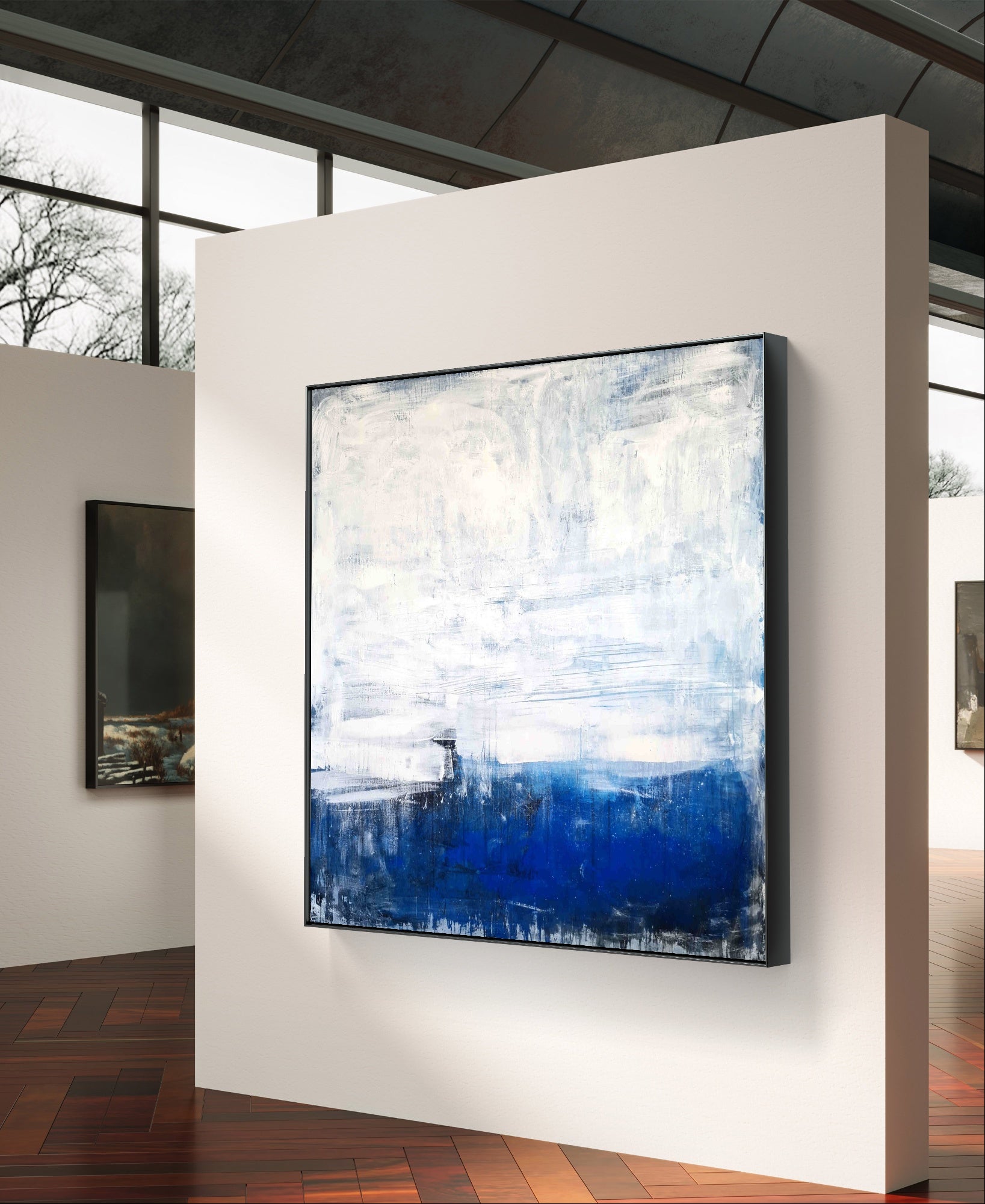 Personalisierte Auftragskunst und Gemälde: blau-weisse-maritime-bilder – Kategorie: Originalgemälde – Hersteller: 