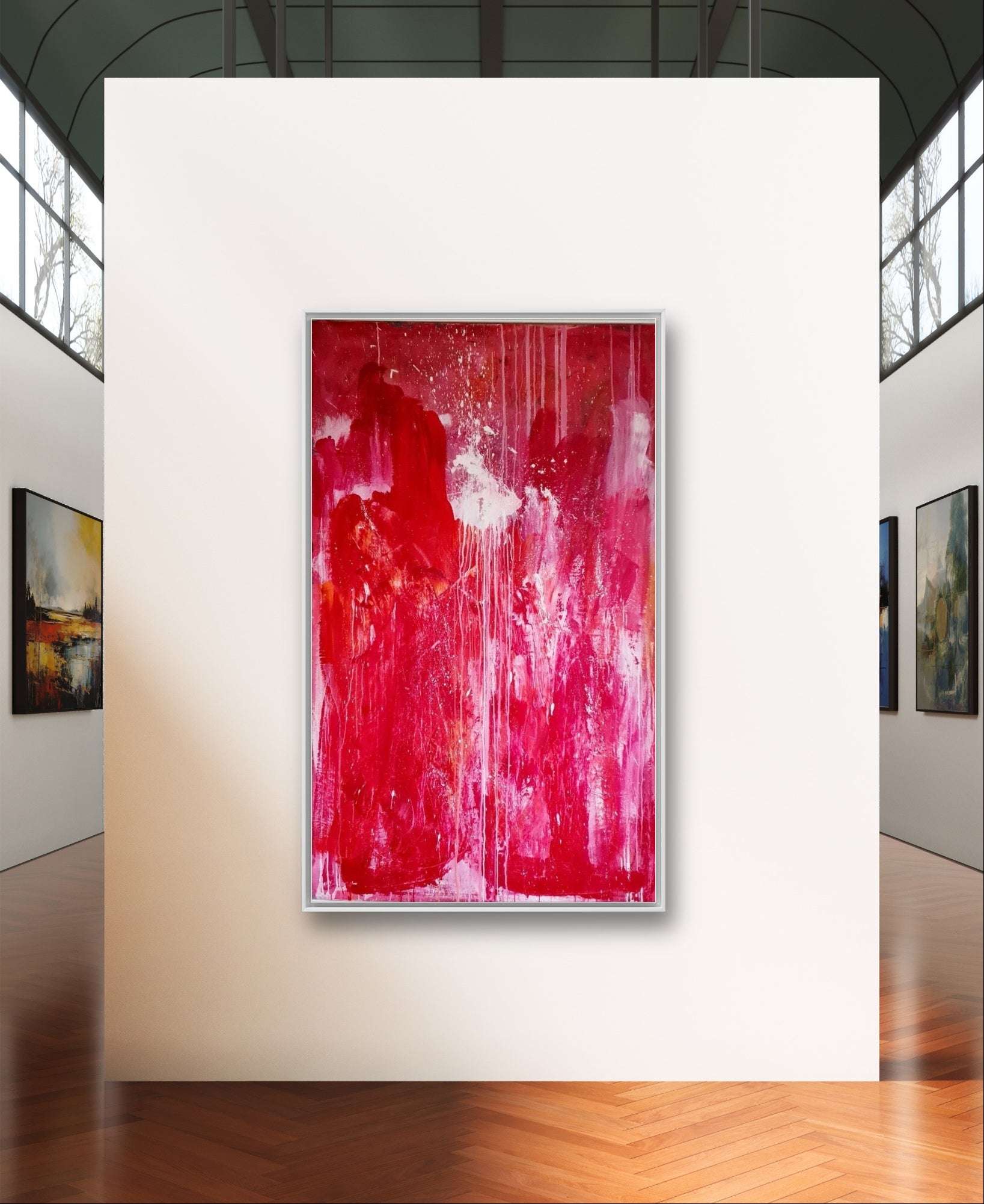 Personalisierte Auftragskunst und Gemälde: rote-grosse-moderne-bilder – Kategorie: Originalgemälde – Hersteller: