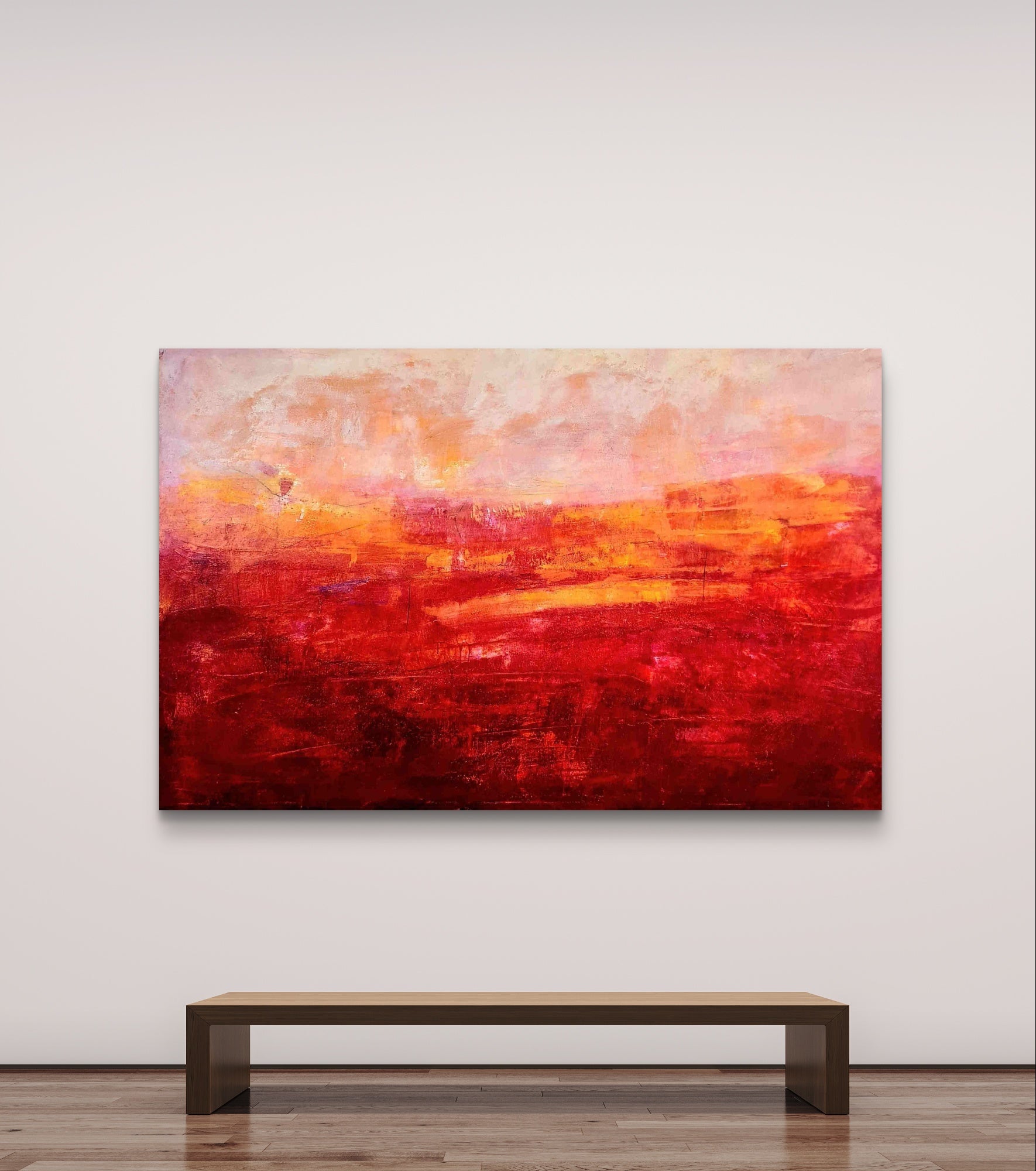 Personalisierte Auftragskunst und Gemälde: rote-sehr-grosse-bilder-auf-leinwand – Kategorie: Originalgemälde – Hersteller: Conny Wachsmann, Artist