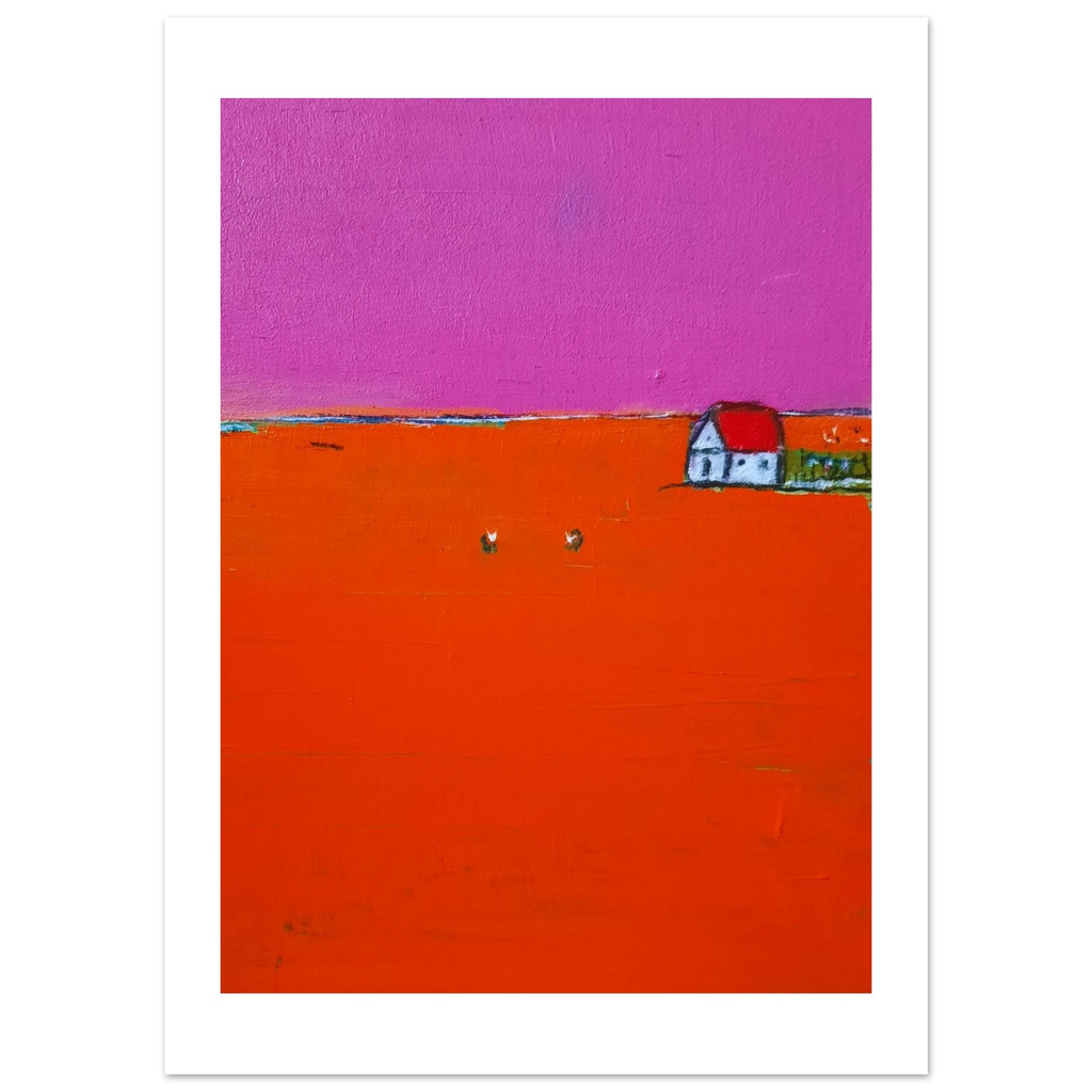  – Hygge Kunst für Schlafzimmer mit ausdrucksstarker Struktur