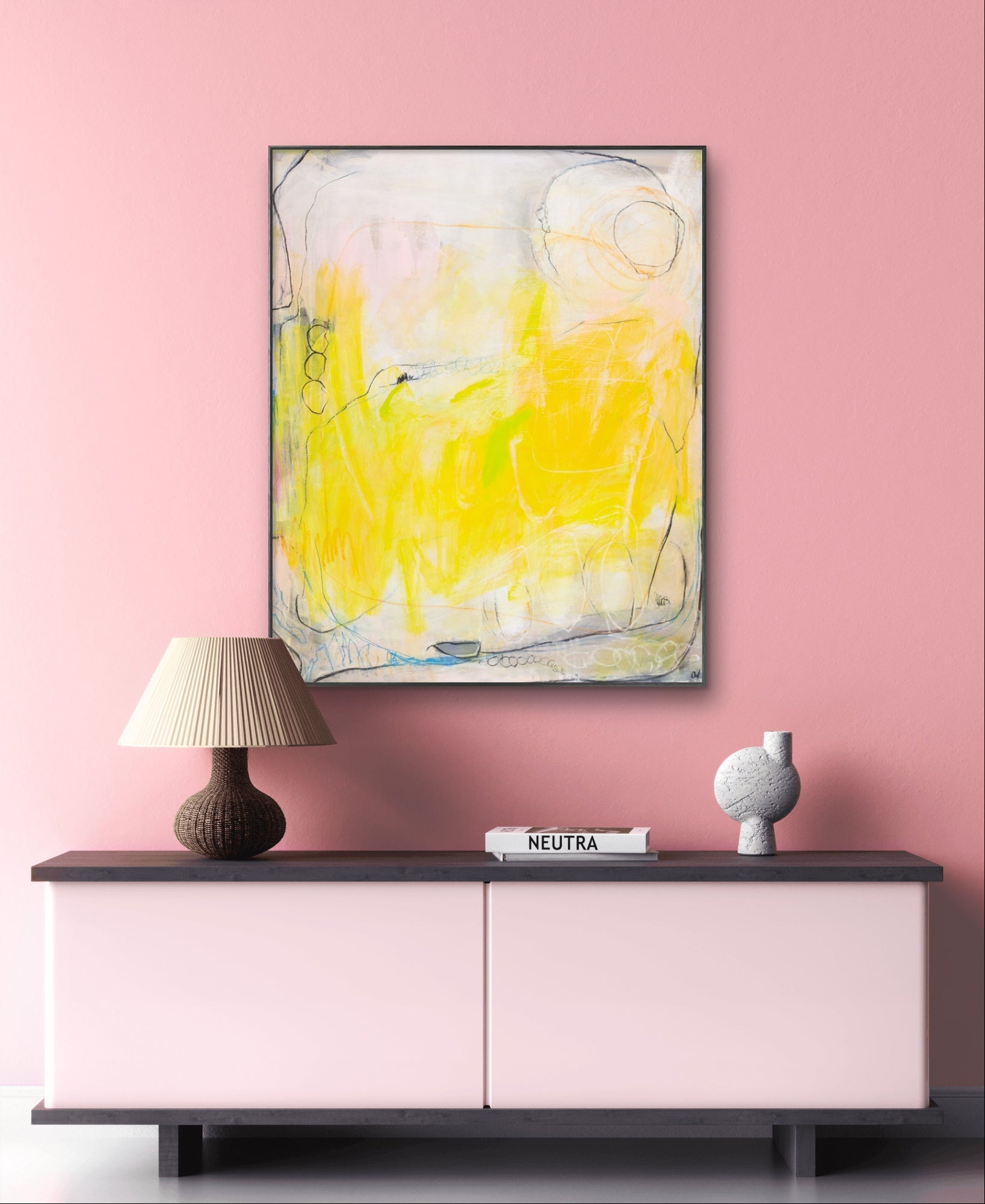 nan – modernes Leinwandbild, Detailansicht Motiv 5.0 für Pinterest, Etsy und Google optimiert