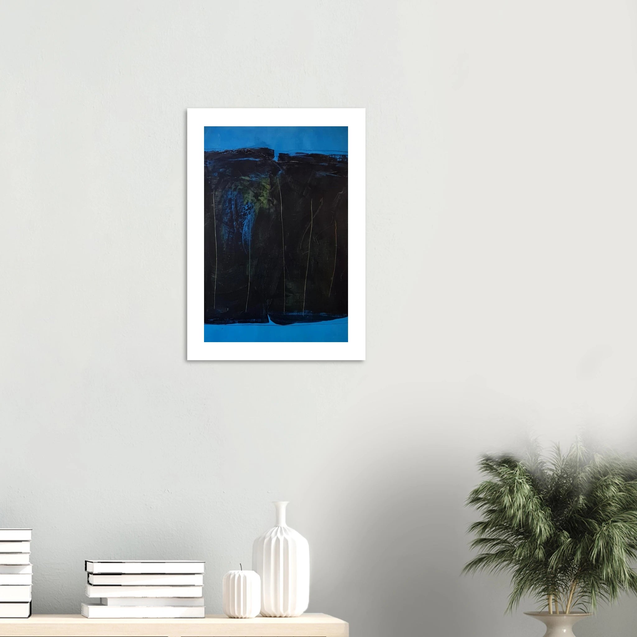 – individuelles Kunstwerk für Büro mit eleganter Linienführung