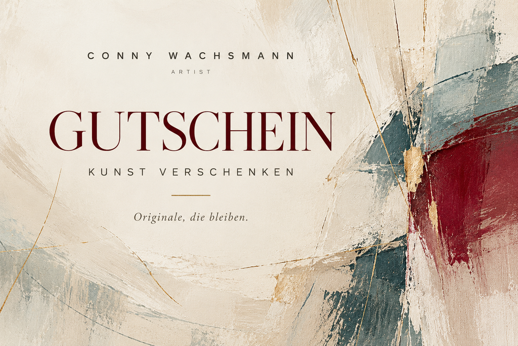Abstraktes Gemälde – Geschenkgutschein