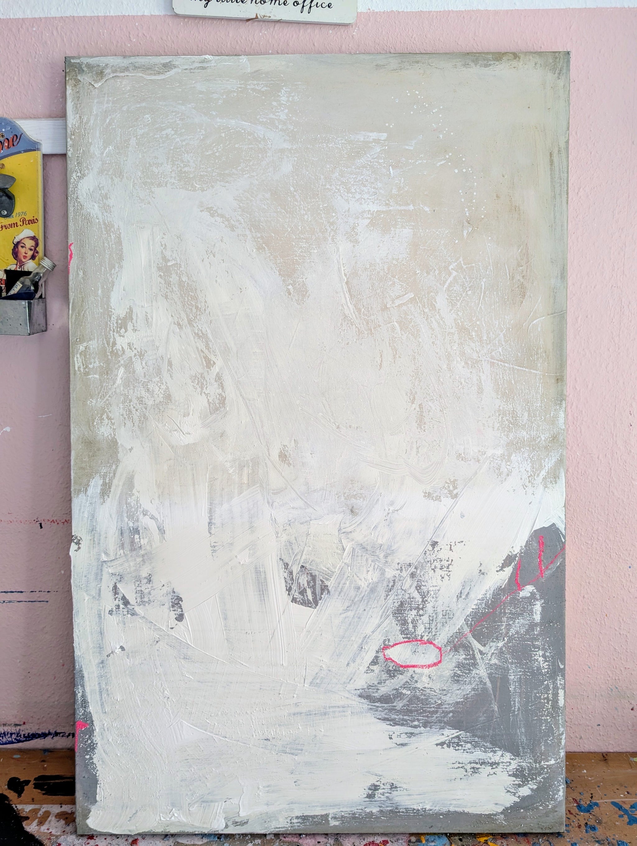 Zwischen uns das Licht – sofort versandbereites Leinwandbild in nan, großes Kunstwerk für moderne Wohnräume