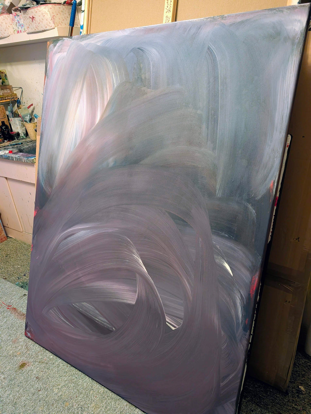 Bild in lila xxl - Seelenschwung