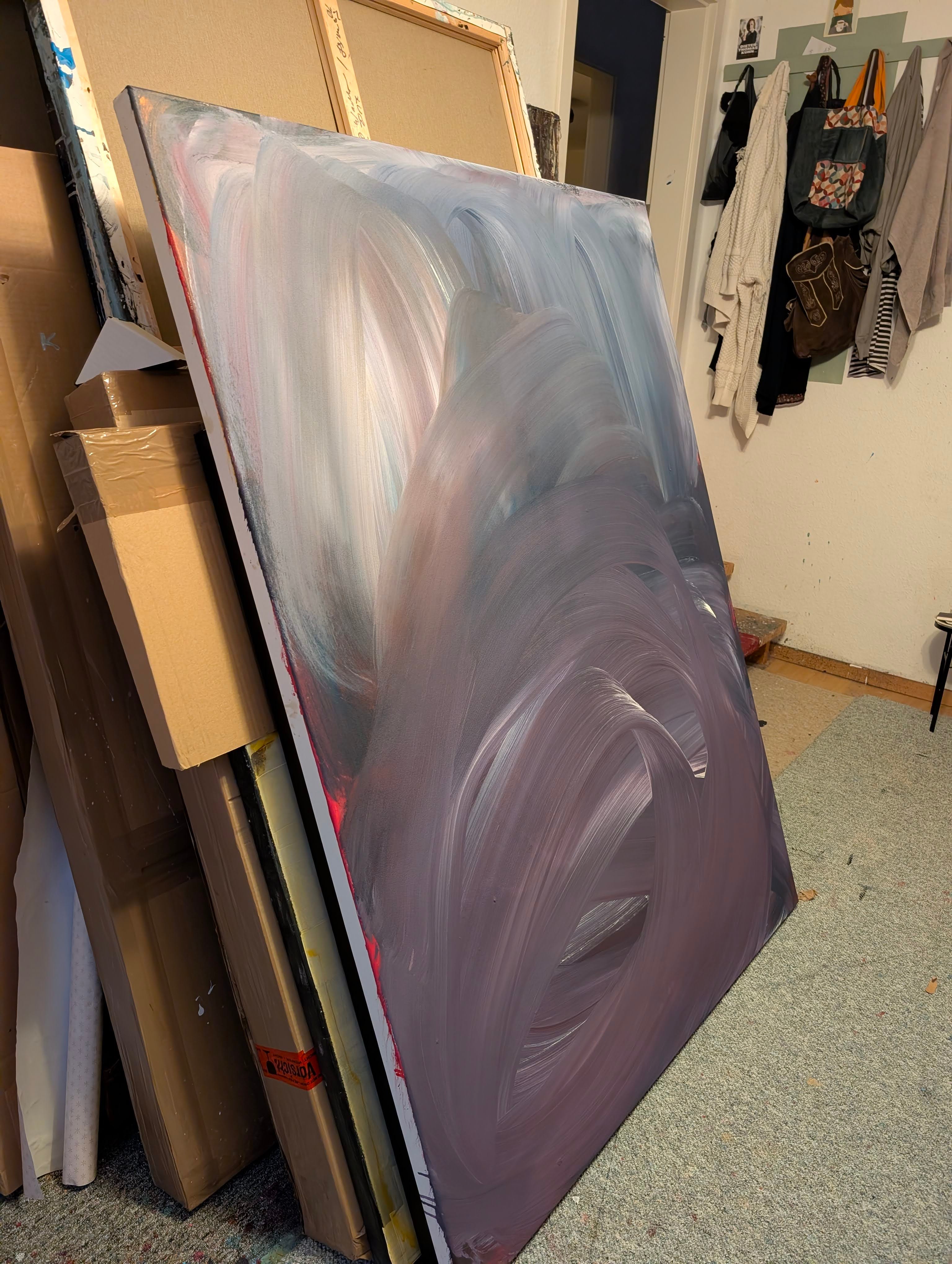 Bild in lila xxl - Seelenschwung