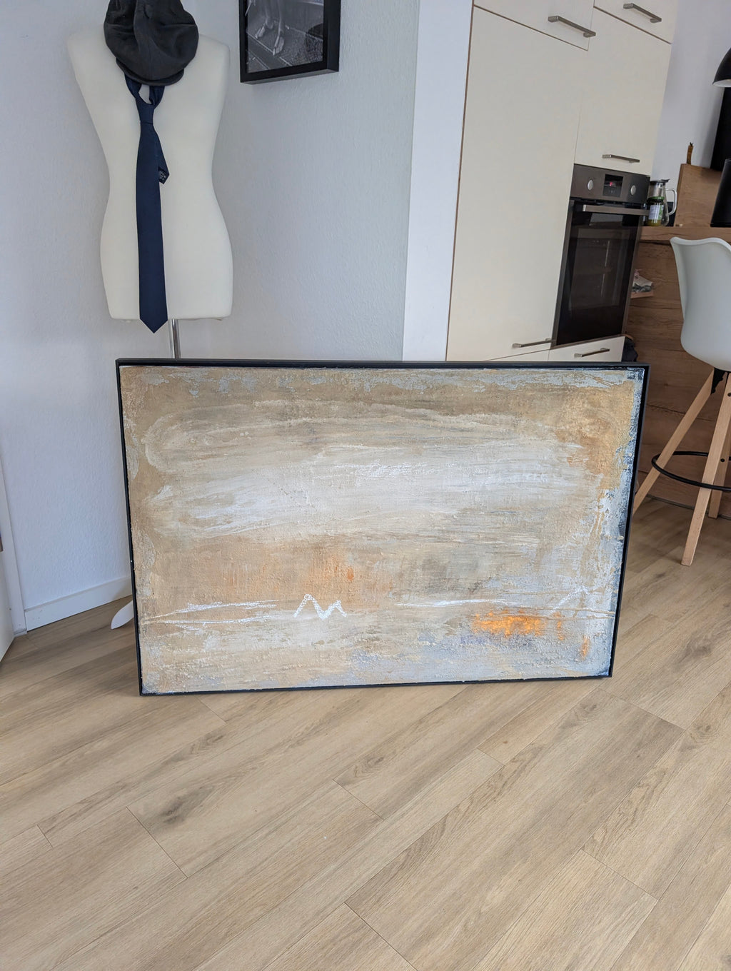 Bild in beige ✦ International ausgestelltes Unikat (Singulart-Kollektion)