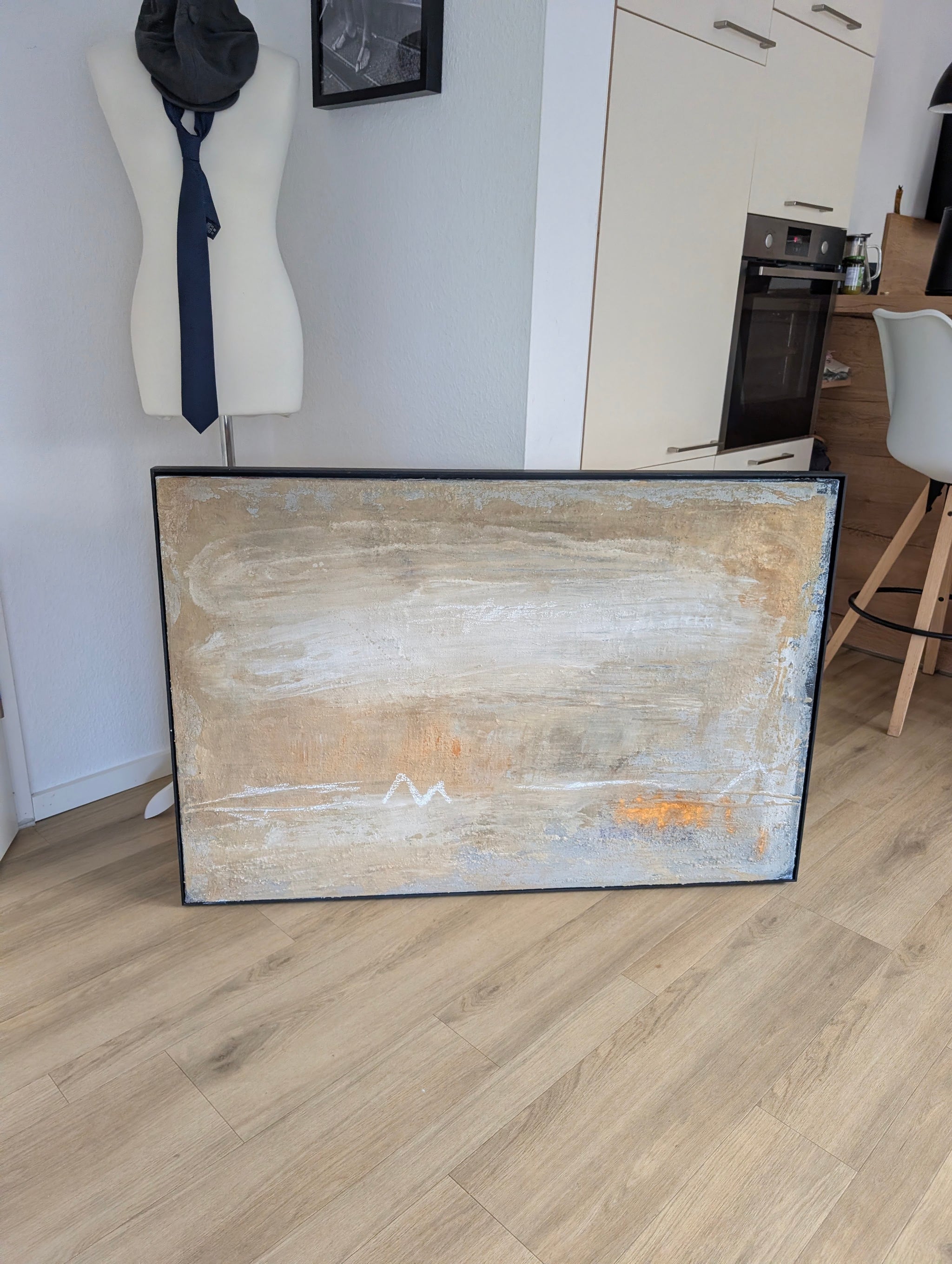 Bild in beige ✦ International ausgestelltes Unikat (Singulart-Kollektion)