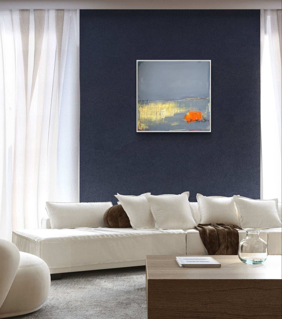 Abstraktes Gemälde – Wochenendschwelgen – Moderne Kunst für offene Wohnbereiche