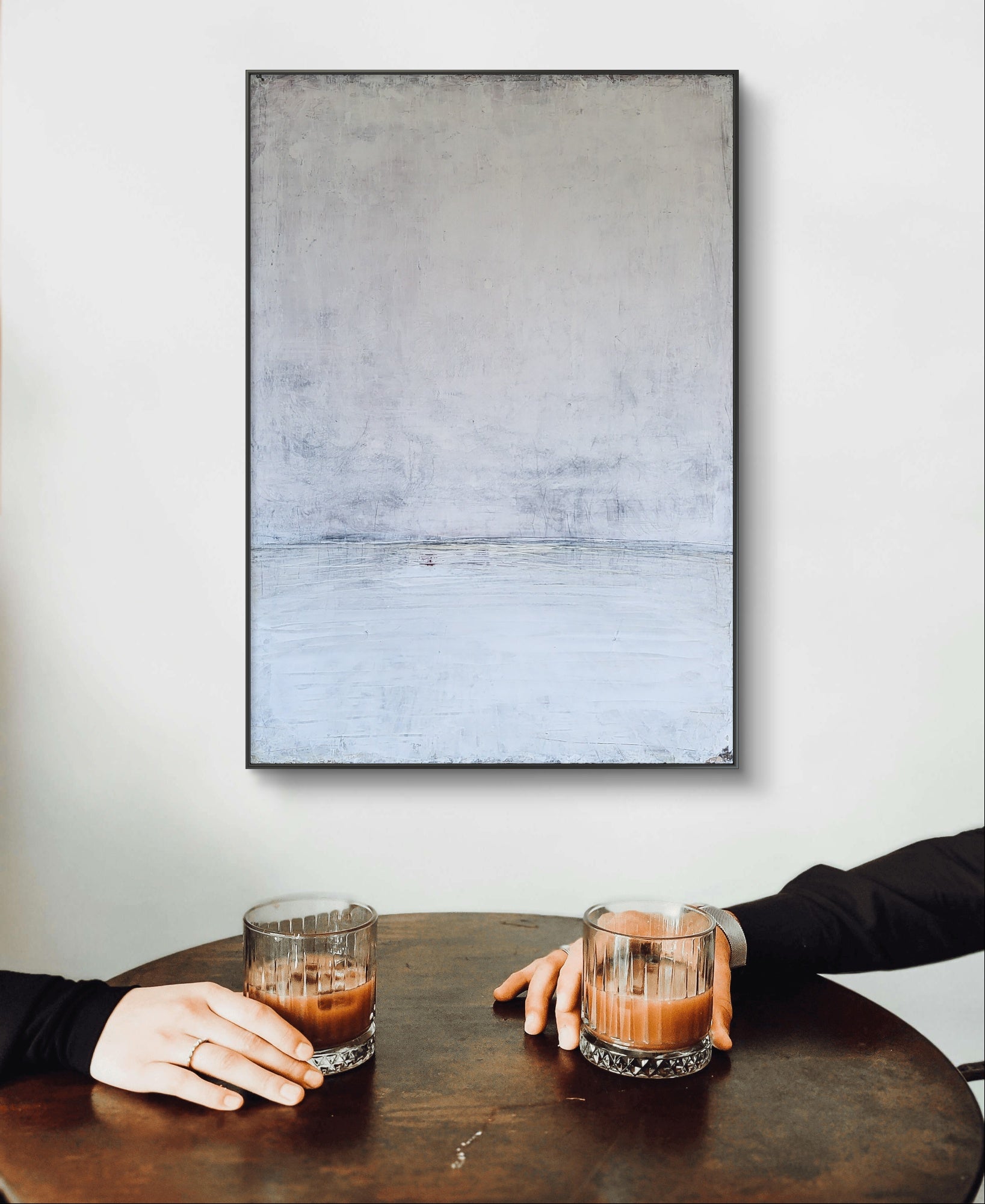 Personalisierte Auftragskunst und Gemälde: abstraktes-weisses-bild-modern – Kategorie: Originalgemälde – Hersteller: 