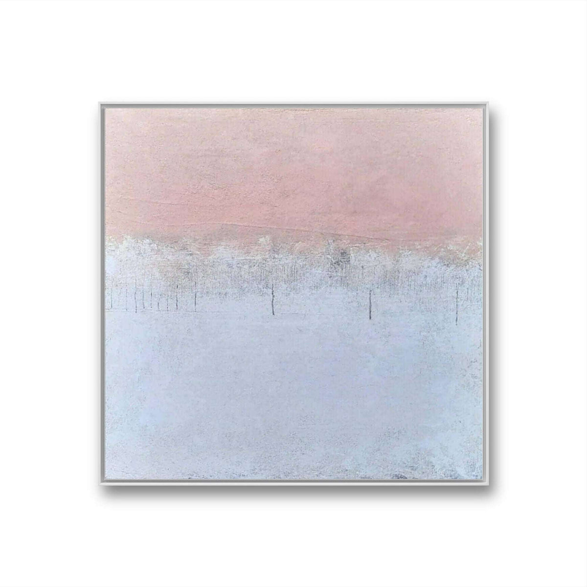 Ich will nachhause - weiß rosa Bild – modernes Leinwandbild, Detailansicht Motiv 1.0. Sanfte Farben und bewegte Struktur – Auftragsmalerei

Dieses Kunstwerk entfaltet sich in einer lebhaften und beschwingte
