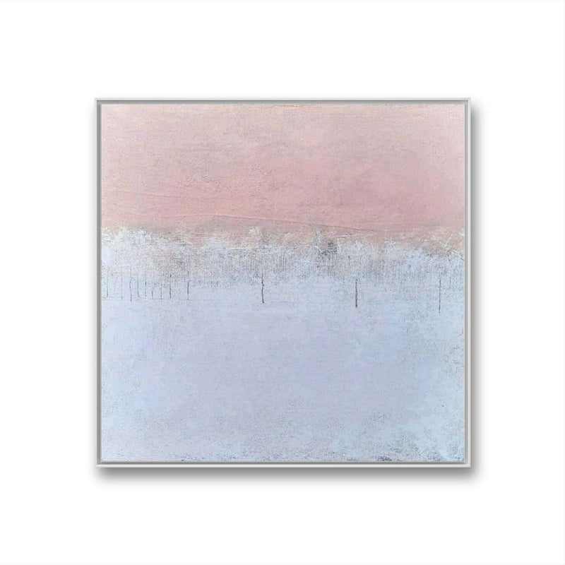 Ich will nachhause - weiß rosa Bild – modernes Leinwandbild, Detailansicht Motiv 1.0. Sanfte Farben und bewegte Struktur – Auftragsmalerei

Dieses Kunstwerk entfaltet sich in einer lebhaften und beschwingte