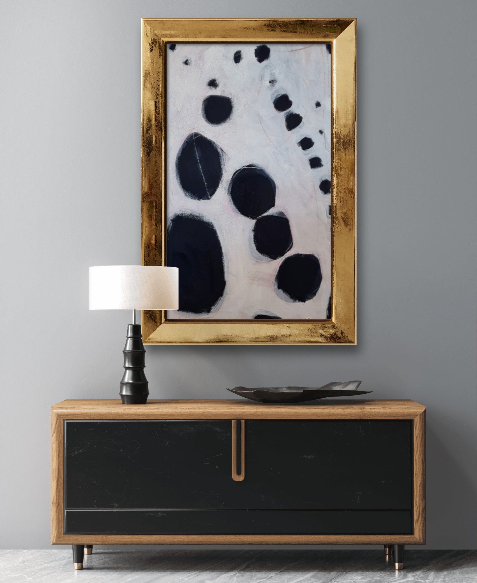 Personalisierte Auftragskunst und Gemälde: schwarz-weisse-bilder-abstrakt – Kategorie: Originalgemälde – Hersteller: 