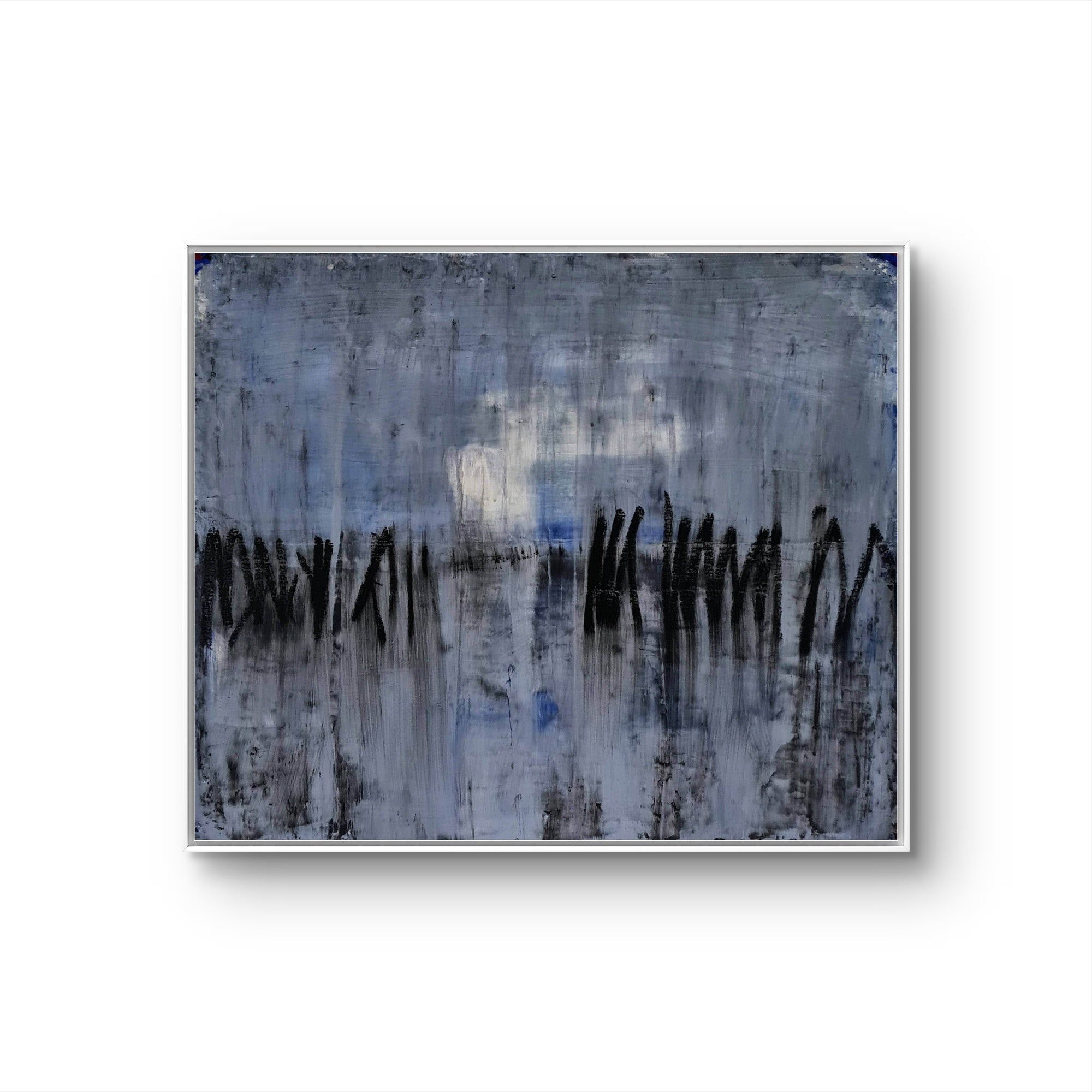 Indianerdorf – modernes Leinwandbild, Detailansicht Motiv 1.0. Dieses Werk aus der Artvergnügen-Galerie ist von Rabatten ausgenommen.
Blaue Bilder und Lagerfeuer
Dieses Bild bedeutet 