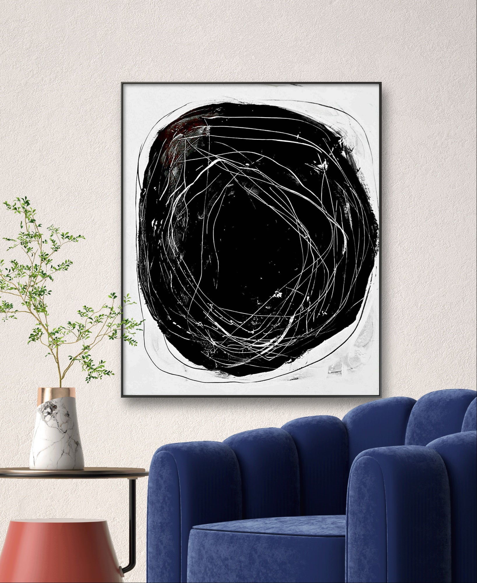 nan – modernes Leinwandbild, Detailansicht Motiv 19.0 für Pinterest, Etsy und Google optimiert