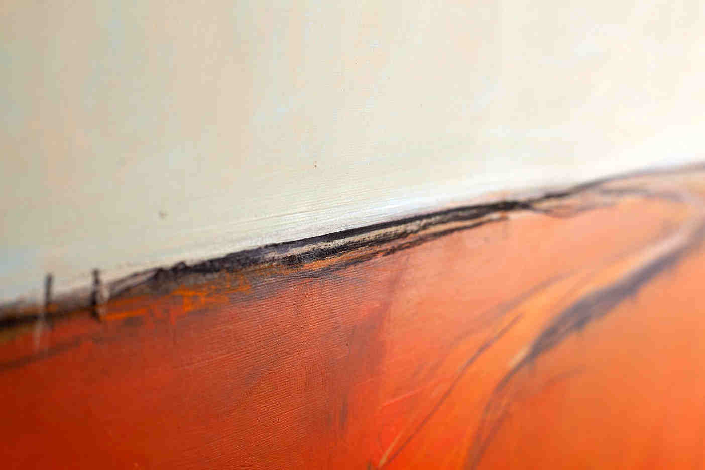 Personalisierte Auftragskunst und Gemälde: abstraktes-bild-in-orange – Kategorie: Originalgemälde – Hersteller: 