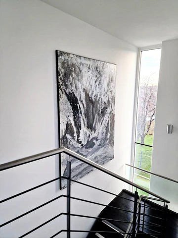 Abstraktes Gemälde – Kunst Im Unternehmen - Ensemble-kollektion – Individuelles Wandbild für modernes Wohnen