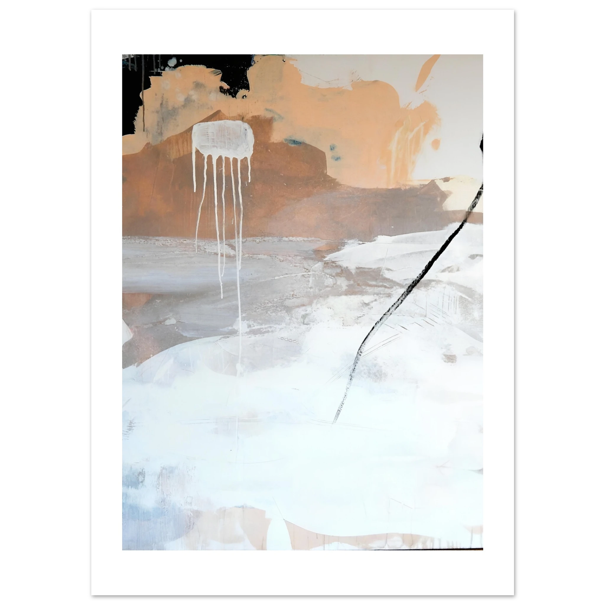  – minimalistische Kunst als Wohnhighlight mit stilvoller Tiefenwirkung