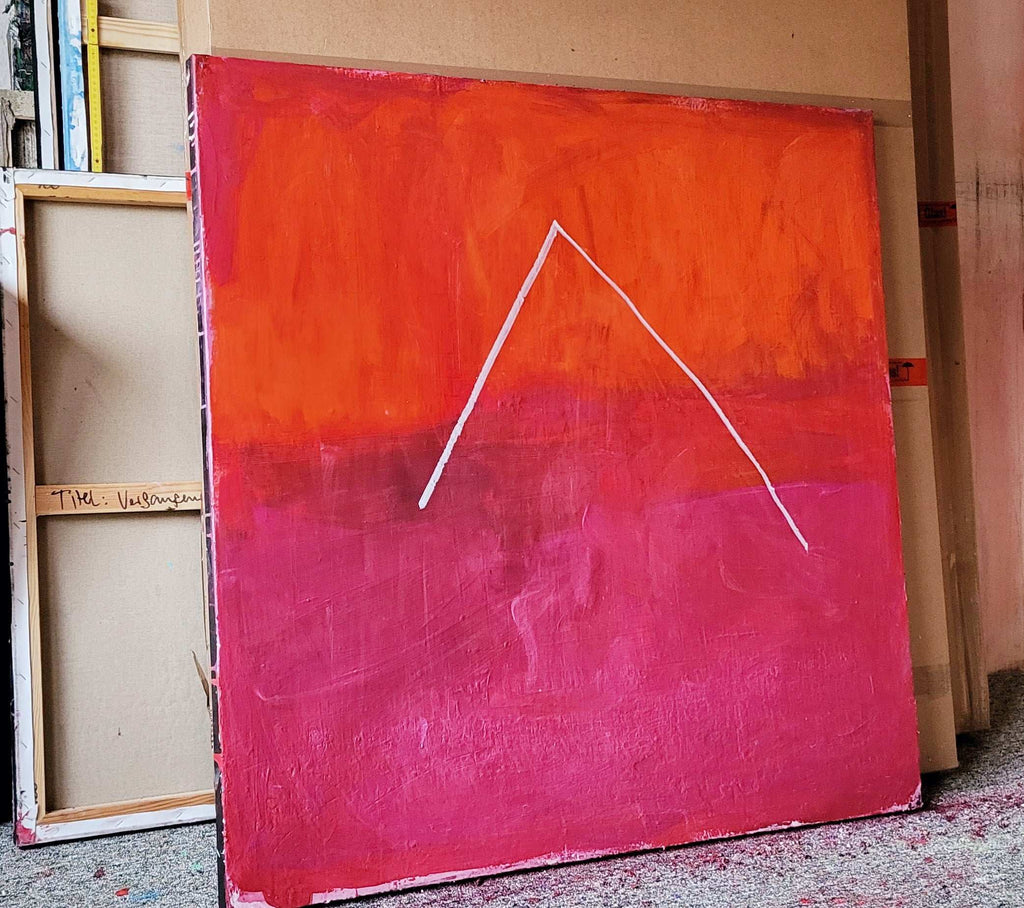 Wir sind für immer – sofort versandbereites Leinwandbild in nan, großes Kunstwerk für moderne Wohnräume