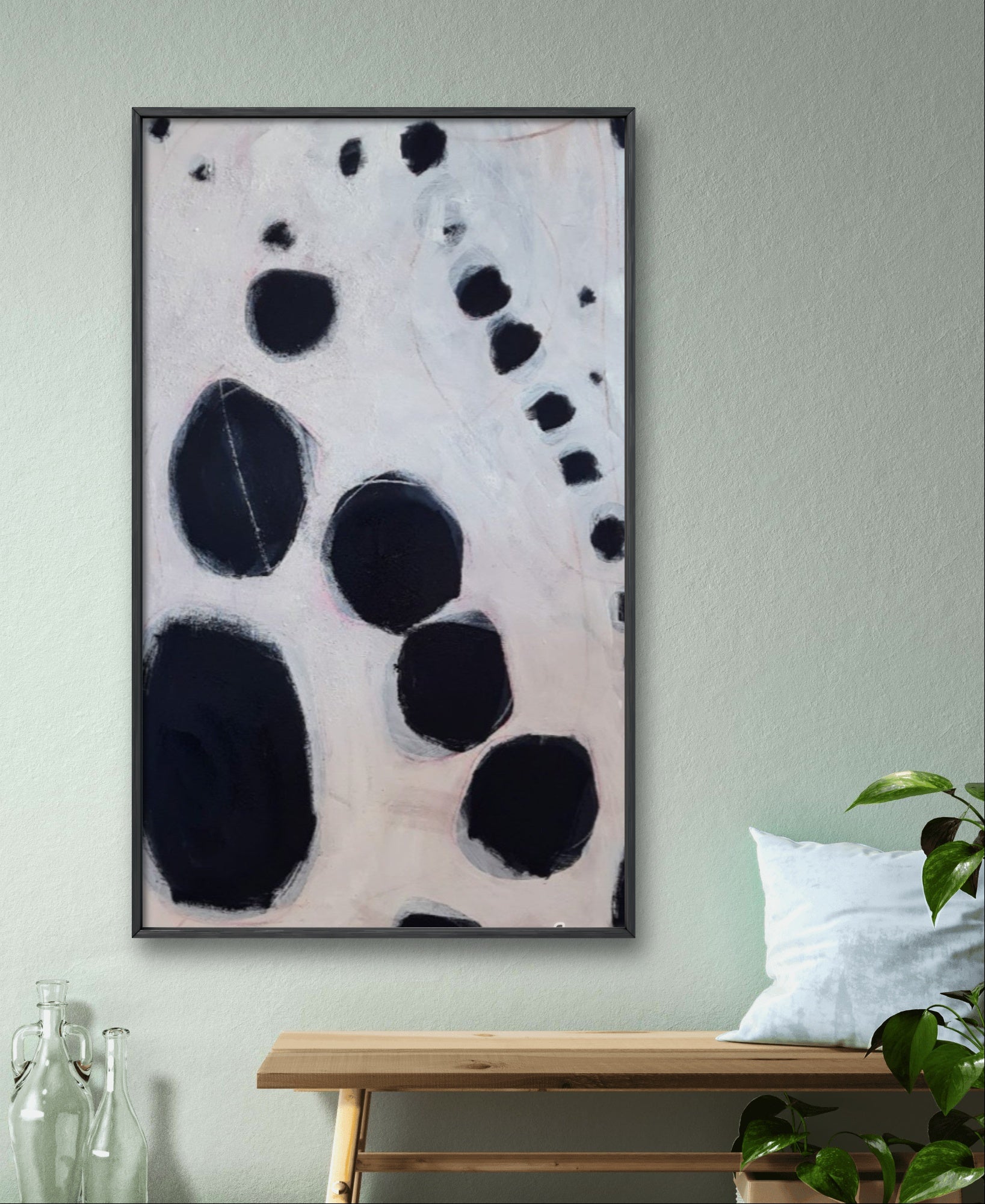 Personalisierte Auftragskunst und Gemälde: schwarz-weisse-bilder-abstrakt – Kategorie: Originalgemälde – Hersteller: 