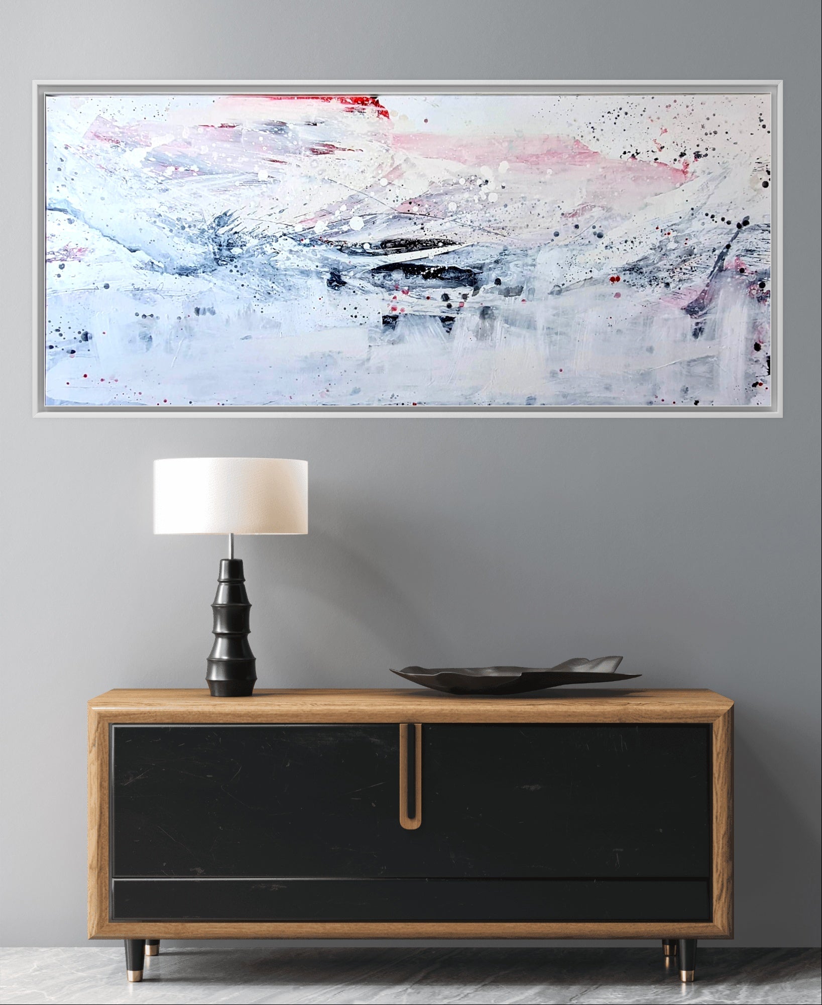 Personalisierte Auftragskunst und Gemälde: weisse-grosse-bilder-mit-schwung – Kategorie: Originalgemälde – Hersteller: