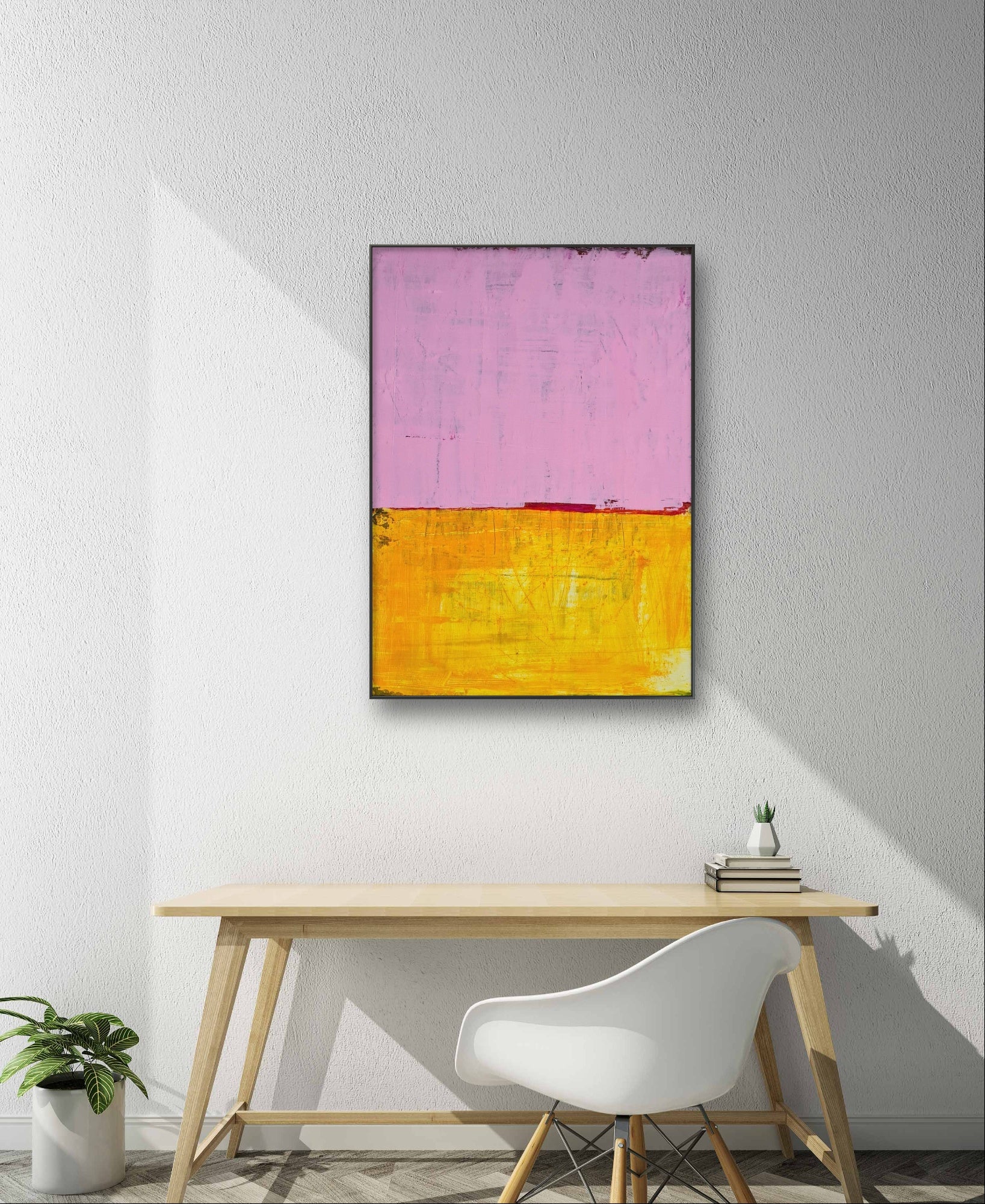 Personalisierte Auftragskunst und Gemälde: rosa-grosse-bilder-modern-abstrakt – Kategorie: Originalgemälde – Hersteller: 