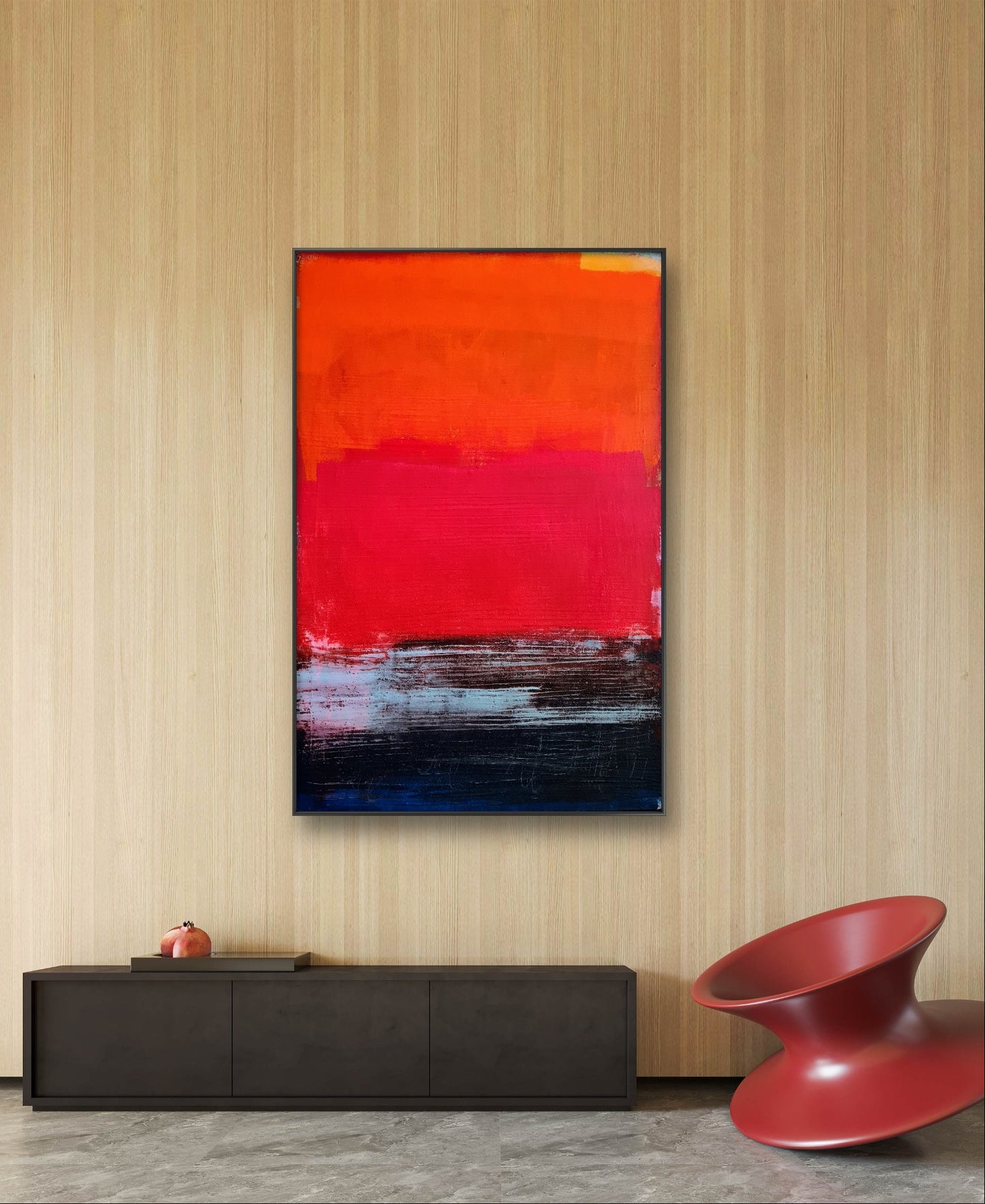 Auftragskunst, abstrakte Bilder, 150 x 100 cm - Lebensfreude in Farben - direkt verfügbar,orange-bilder-modern, abstrakte Bilder kaufen ,